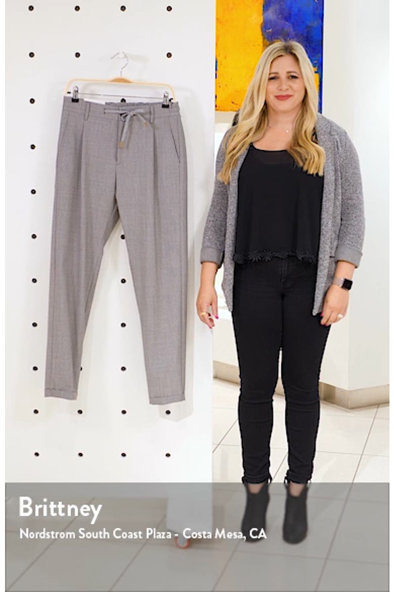 Stretch Wool Jogger Dress Pants video