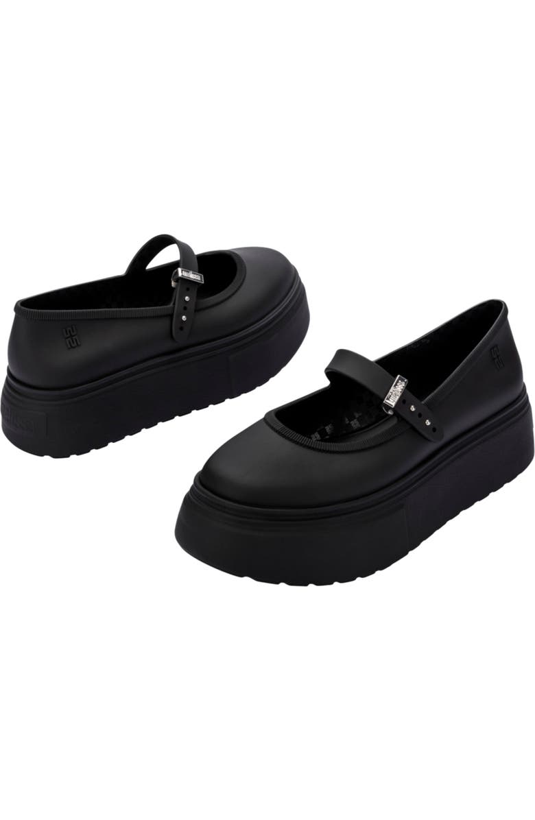 Melissa Soft Ballerina Platform Mary Jane, Alternate, color, Black