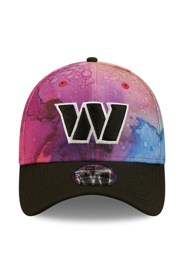 Men's New Era Pink/Black Washington Commanders 2022 NFL Crucial Catch 39THIRTY Flex Hat, Alternate, color, Pink