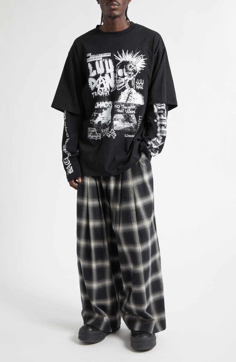 LU'U DAN Double Deck Graphic T-Shirt, Alternate, color, Punk Flyer