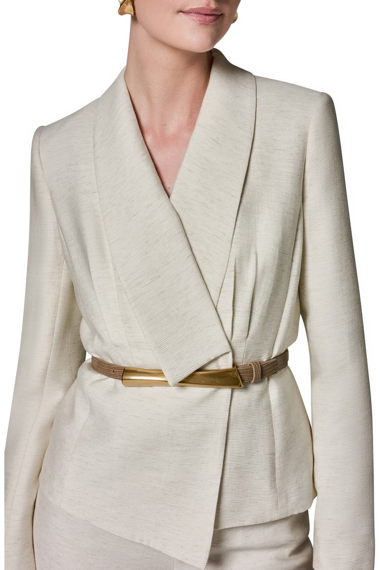 Belted Jacket, Alternate, color, LT SISAL