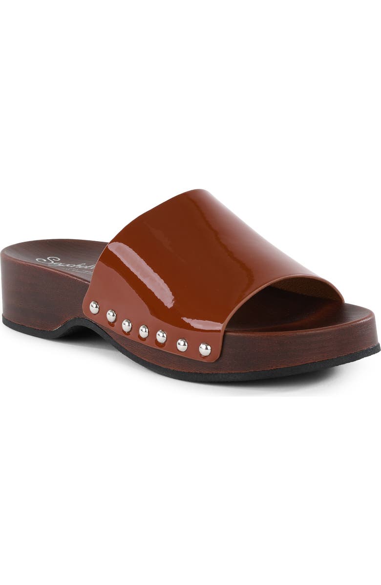 Seychelles City Lights Slide Sandal, Main, color, Brown
