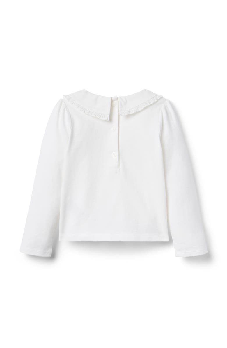 Janie and Jack Ruffle Collar Top, Alternate, color,