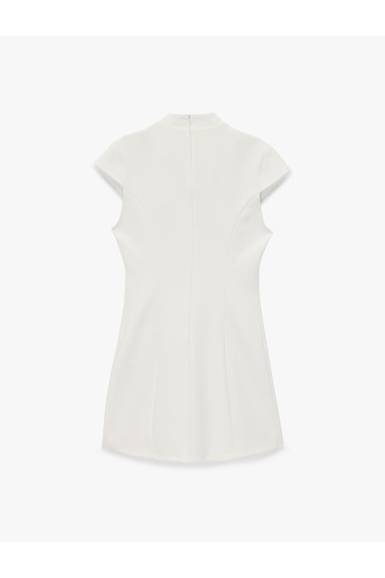 Bodycon Mini Dress, Alternate, color, ECRU