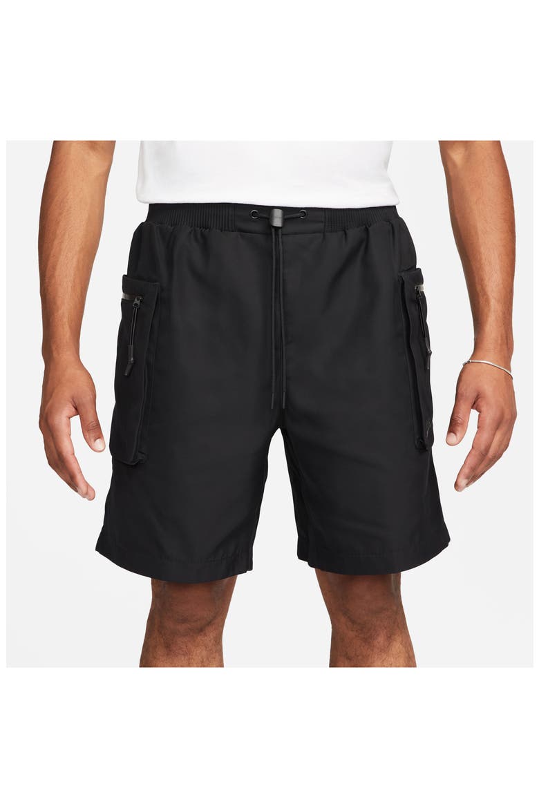 Sportswear Tech Pack Utility Shorts, Alternate, color, BLACK/ BLACK/ BLACK