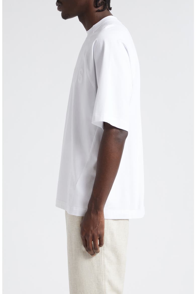 Le T-Shirt Typo Stretch Cotton Logo Graphic T-Shirt, Alternate, color, WHITE