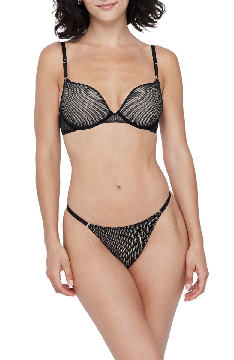 Skarlett Blue Mischief Push-Up Bra, Alternate, color,