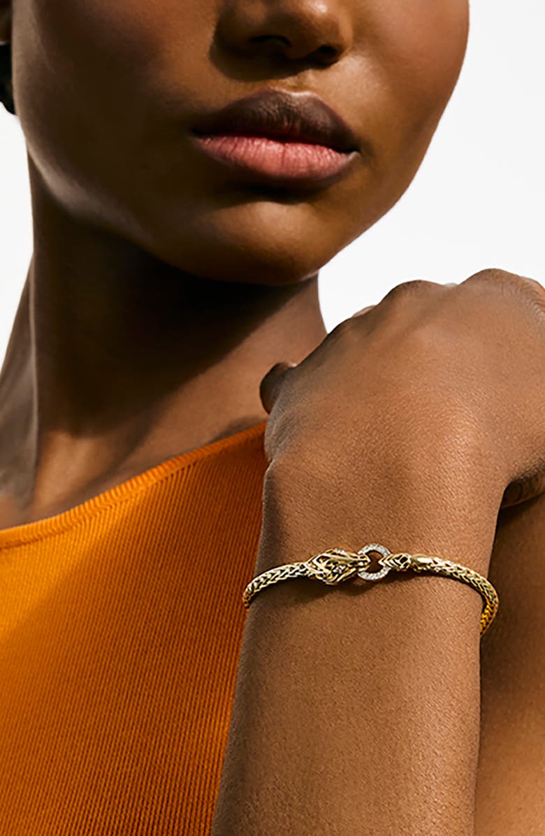 John Hardy Naga Bracelet, Alternate, color, Gold