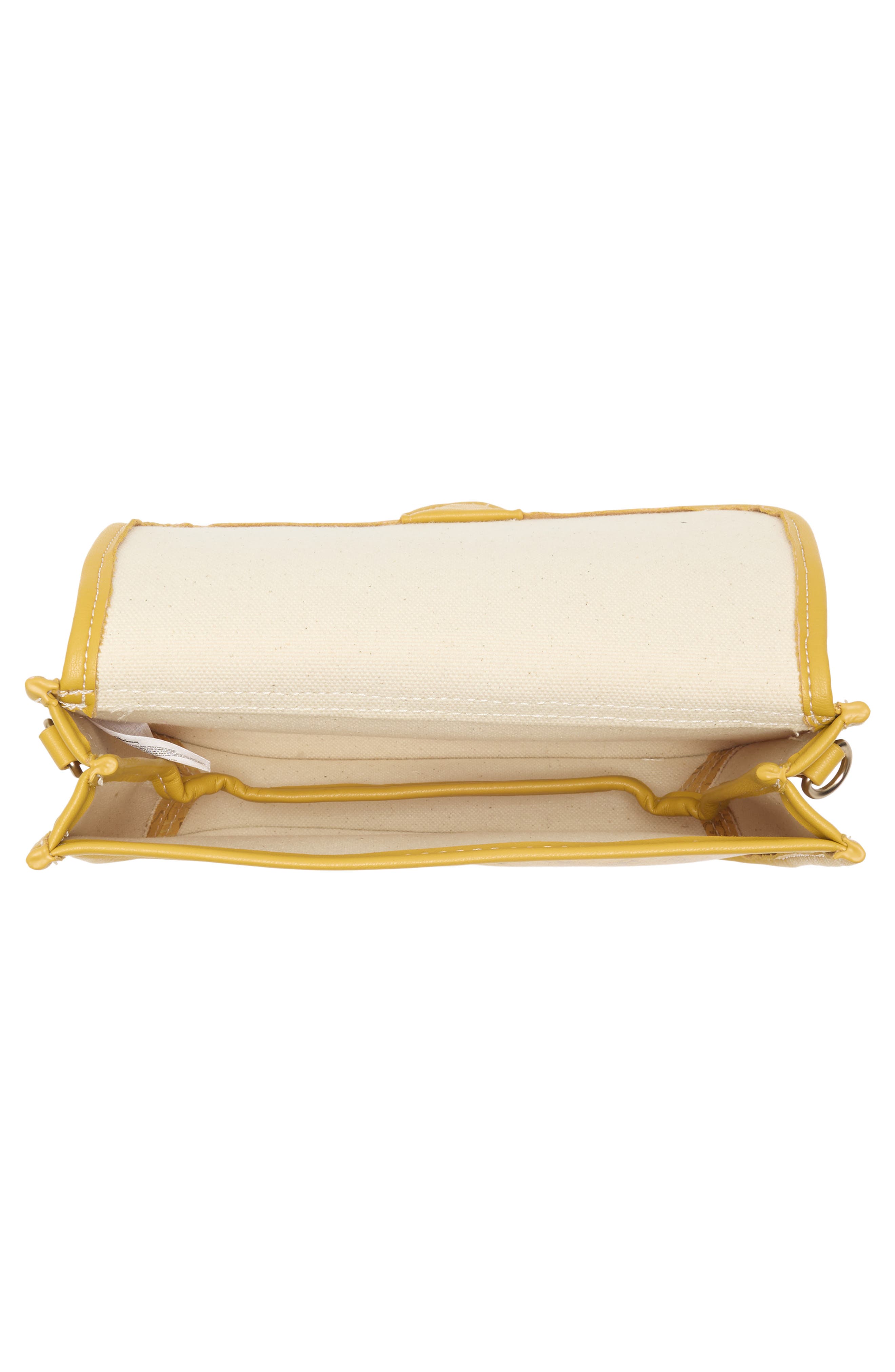 Sam Edelman Harper Monogram Crossbody Bag, Alternate, color, Yellow