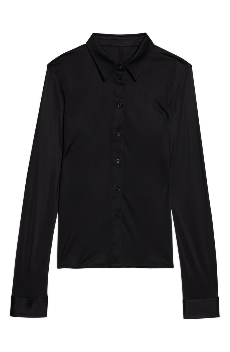 Helmut Lang Fluid Slim Fit Button-Up Shirt, Alternate, color, 