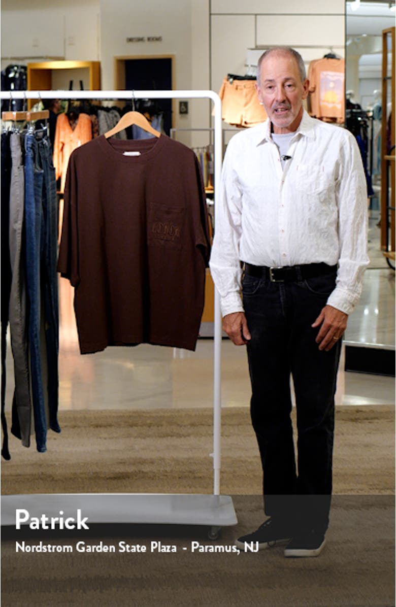 Logo Embroidered Pocket T-Shirt, sales video thumbnail