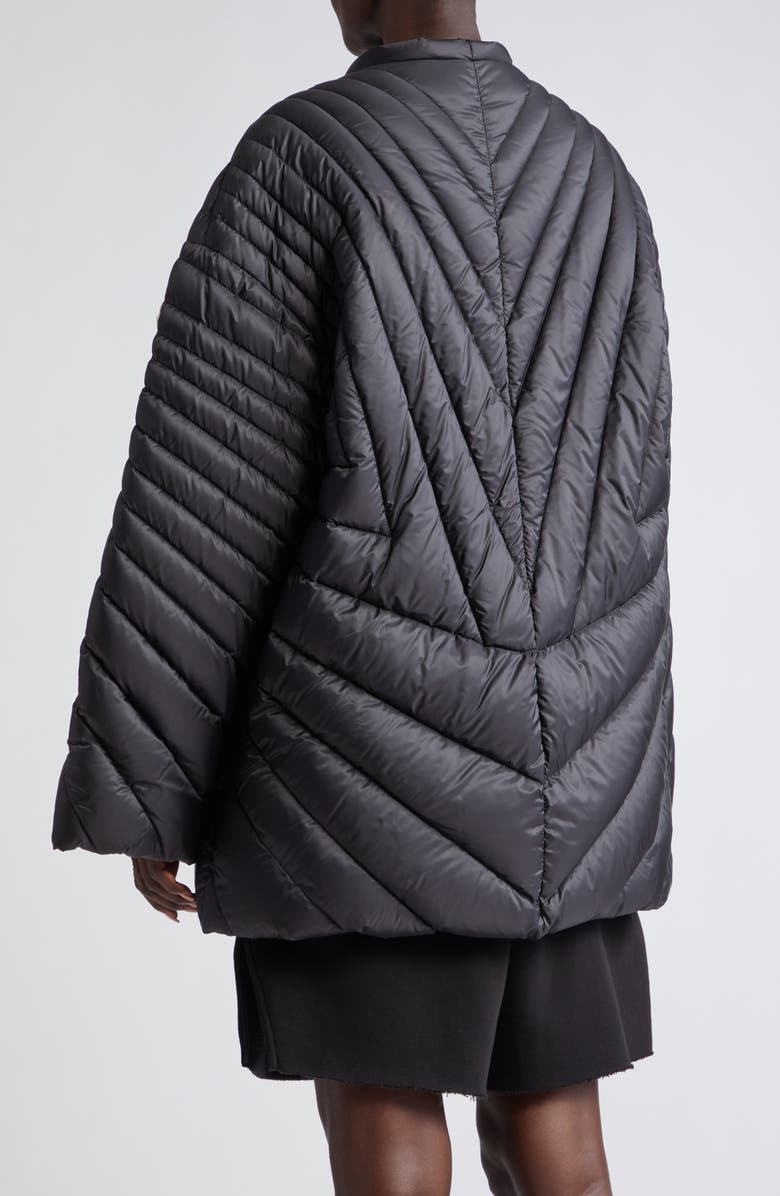 Rick Owens x Moncler Radiance Down Puffer Coat, Alternate, color, 
