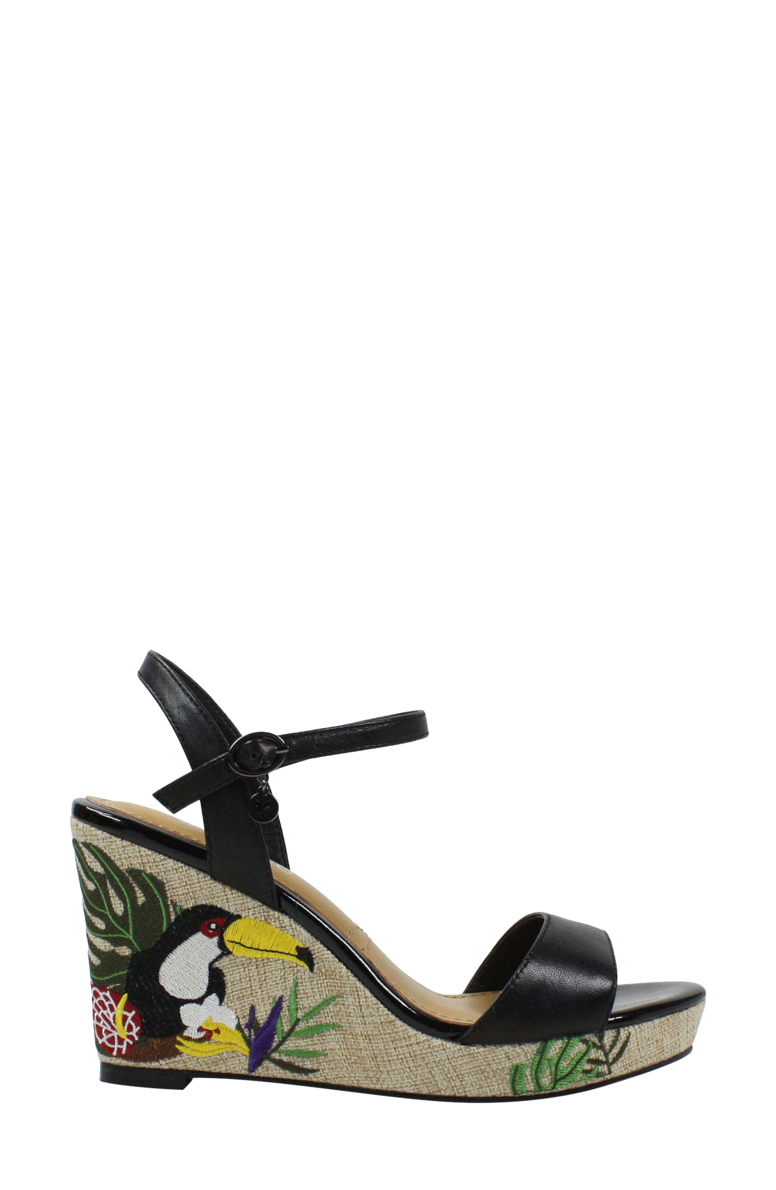 J. Reneé Triella Strappy Wedge Platform Sandal, Alternate, color, 