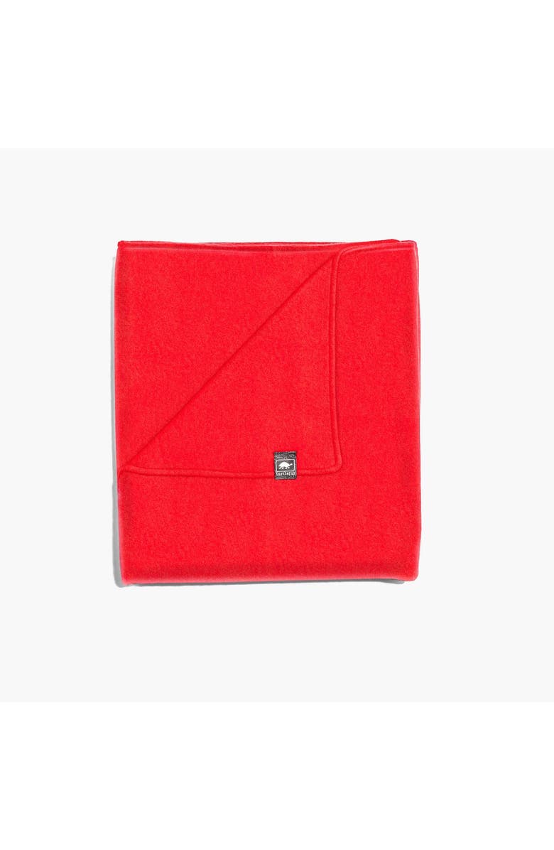 Turtle Fur Fleece Baby Security Blanket, Main, color, Red