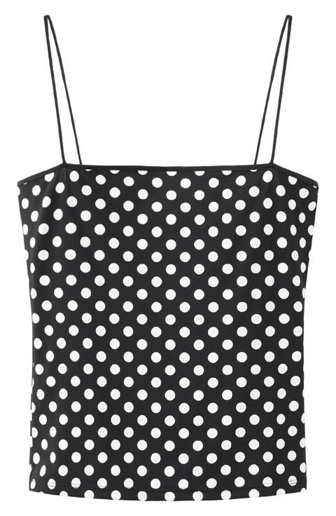 Polka Dot Crop Top