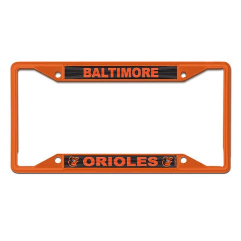 Baltimore Orioles Chrome Color License Plate Frame