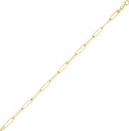 Spero London Sterling Silver Rectangular Large Chain Bracelet
