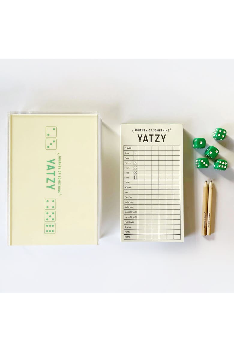 Luxury Yatzy, Classic Dice Game Set, Family & Party, Alternate, color, Multicolored