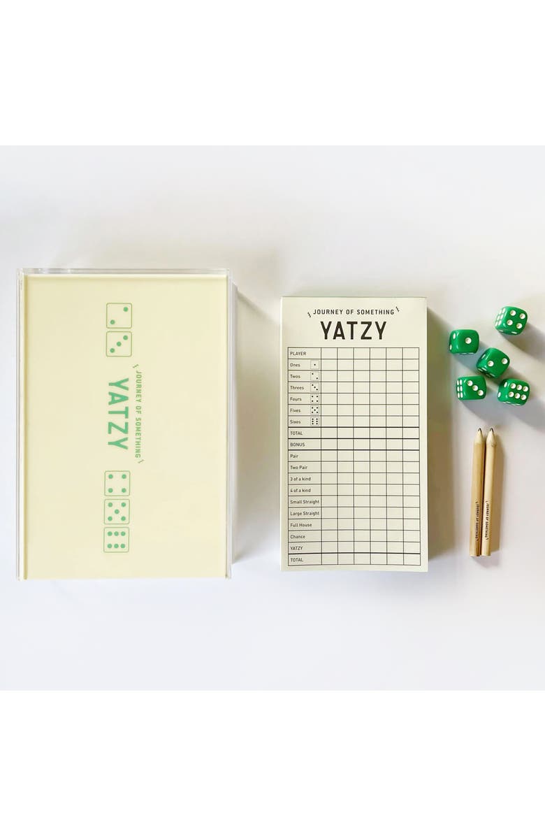 Journey of Something Luxury Yatzy, Classic Dice Game Set, Family & Party, Alternate, color, 