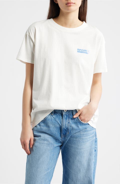 Ocean Break Relaxed Graphic T-Shirt