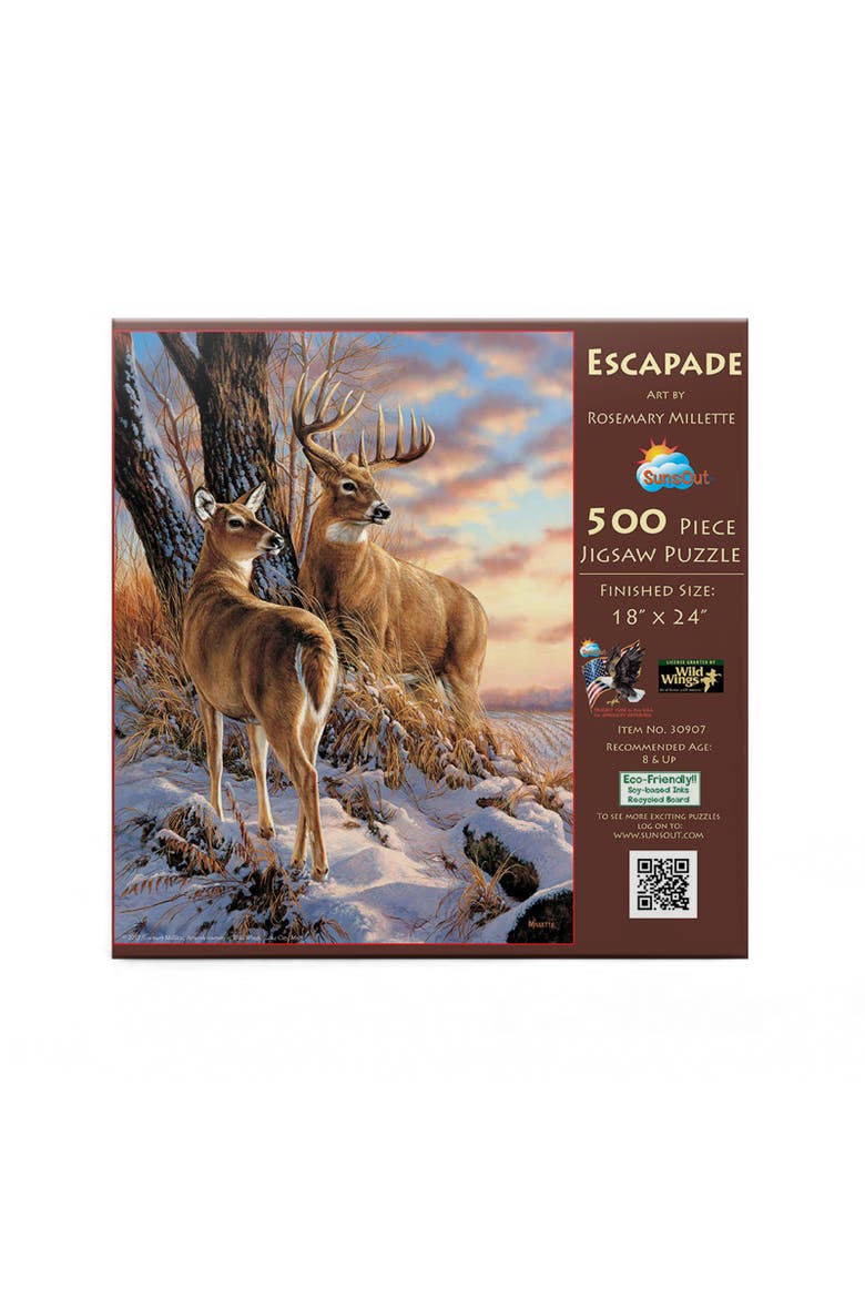 Escapade 500 piece Jigsaw Puzzle for Adults, Alternate, color, Multicolor