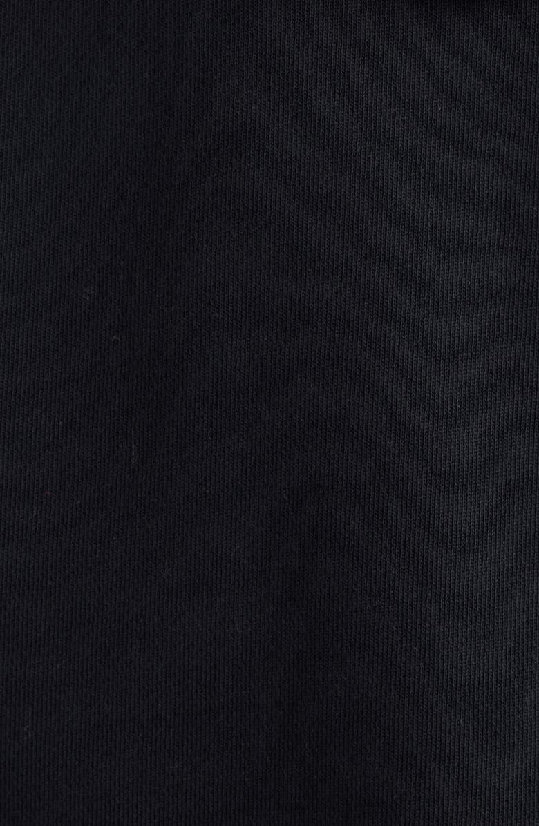 Isabel Marant Matte Oversize Logo Embroidered Hoodie, Alternate, color, Black