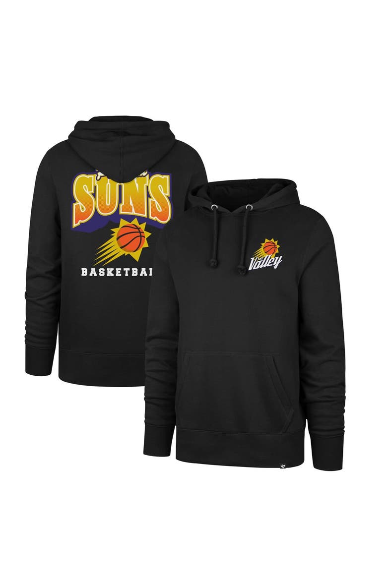 Men's '47 Black Phoenix Suns 2025/26 City Edition Jab Step Headline Hoodie, Main, color, Black