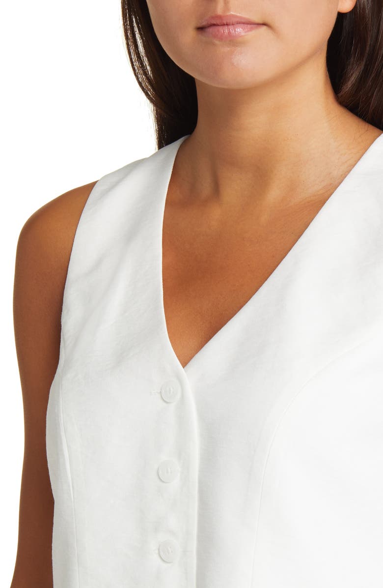 WAYF Layla Button-Up Vest, Alternate, color, 