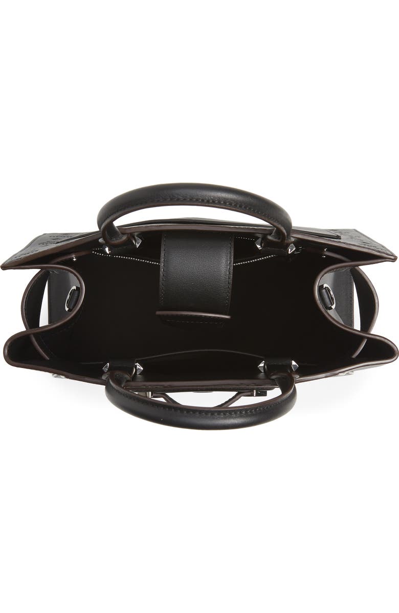 MCM Essential Monogrammed Leather Satchel, Alternate, color,