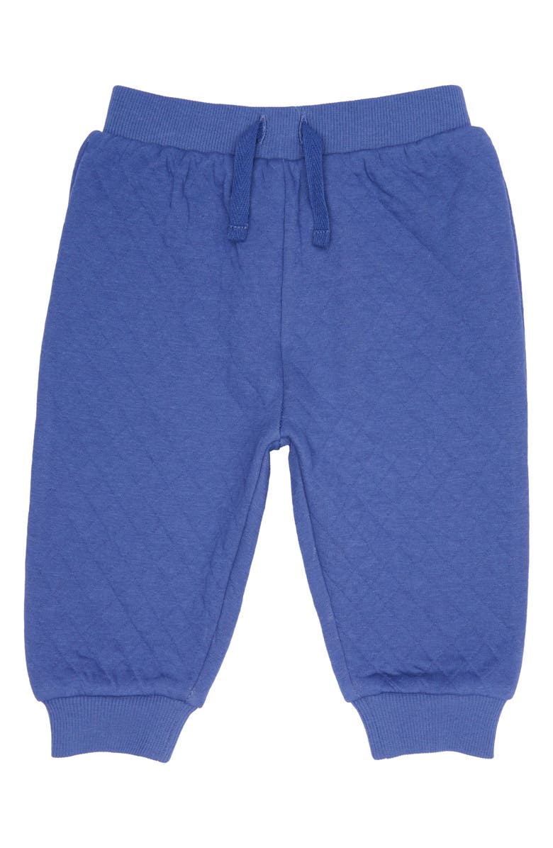 PL Baby by Petit Lem Dino Sweatshirt, Joggers & Socks Set, Alternate, color, Dark Blue Dinos
