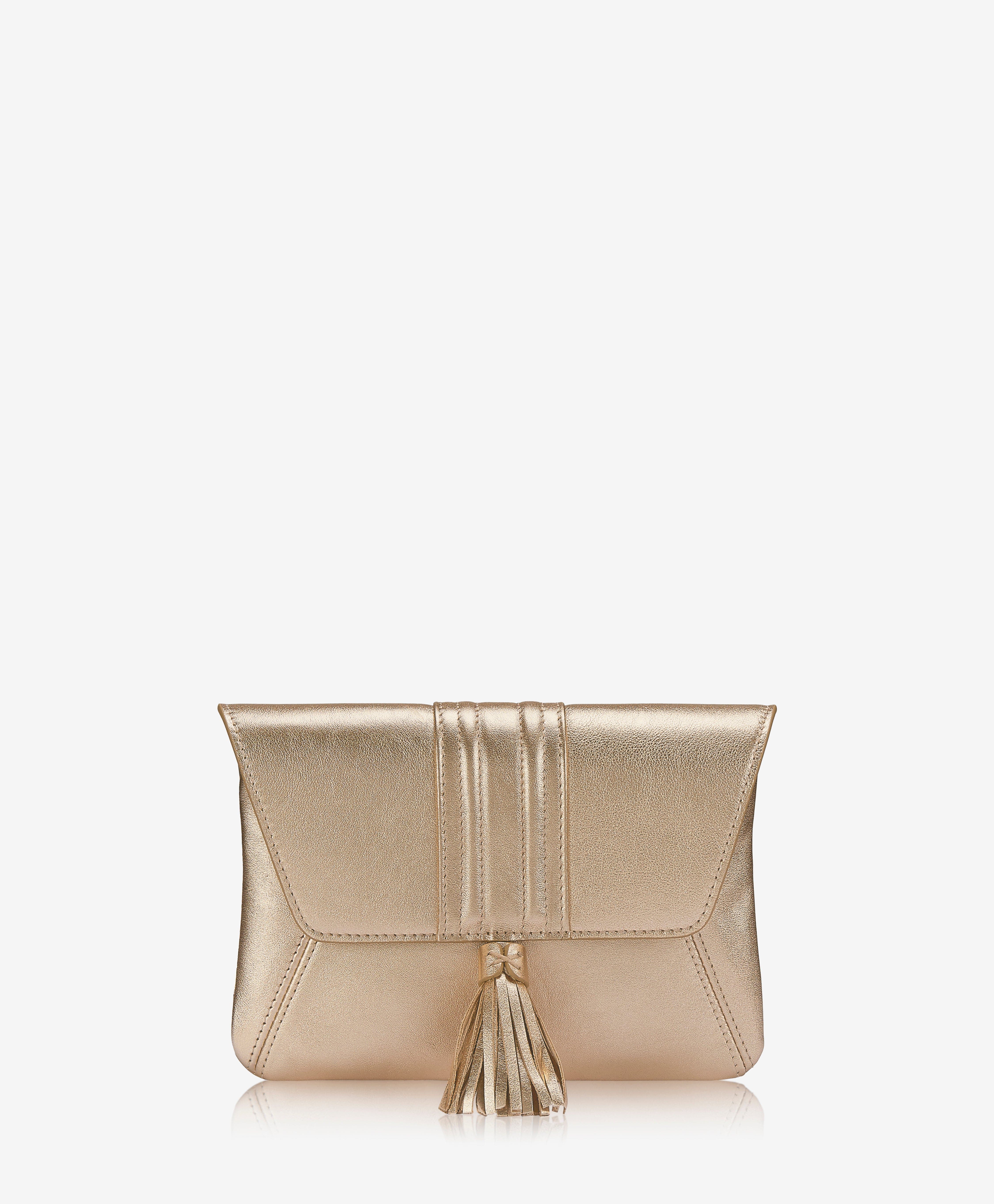 GiGi New York AVA CLUTCH, Main, color, Gold
