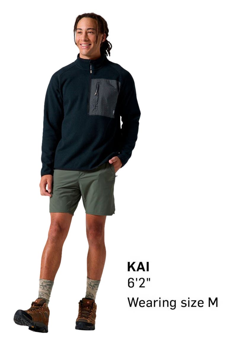 Wander Sweater Fleece 1/2-Zip - Men's, Alternate, color, Black