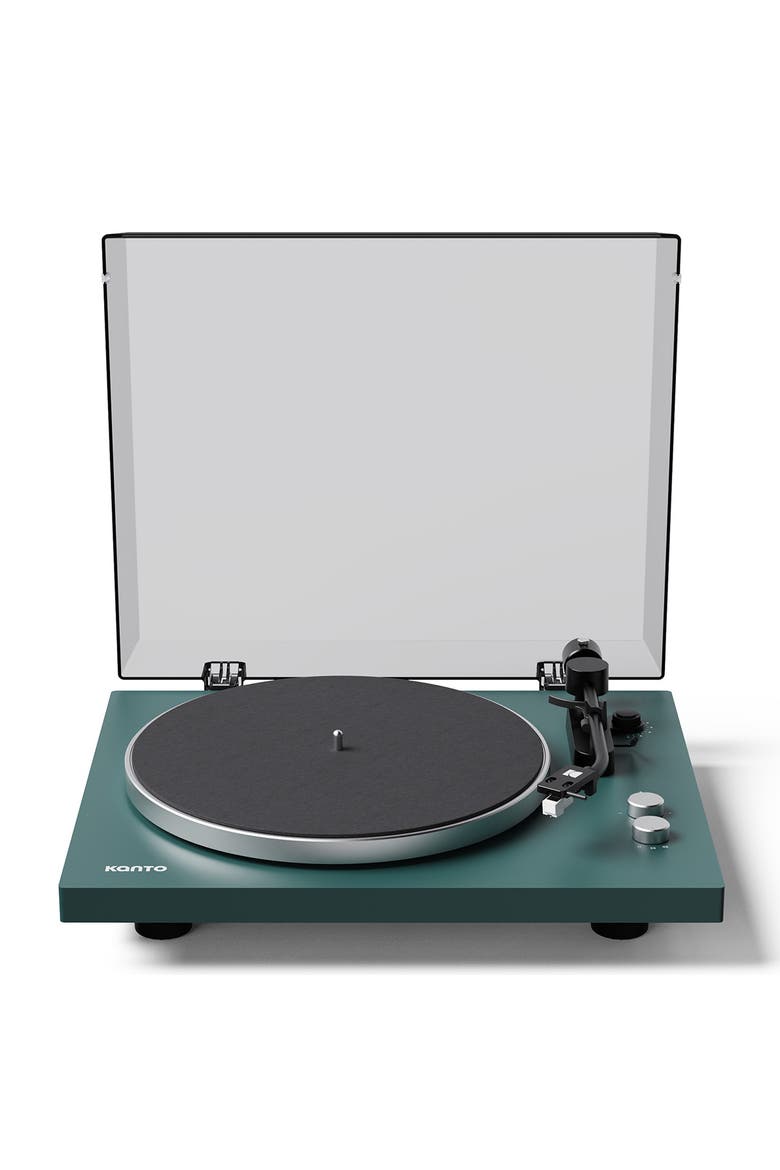 OBI3 Bluetooth 5.3 Turntable with Built-In Preamp, Main, color, Green