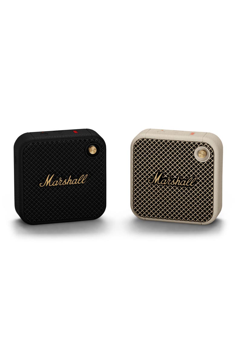 Willen Wireless Speaker, Alternate, color, BLACK/ BRASS