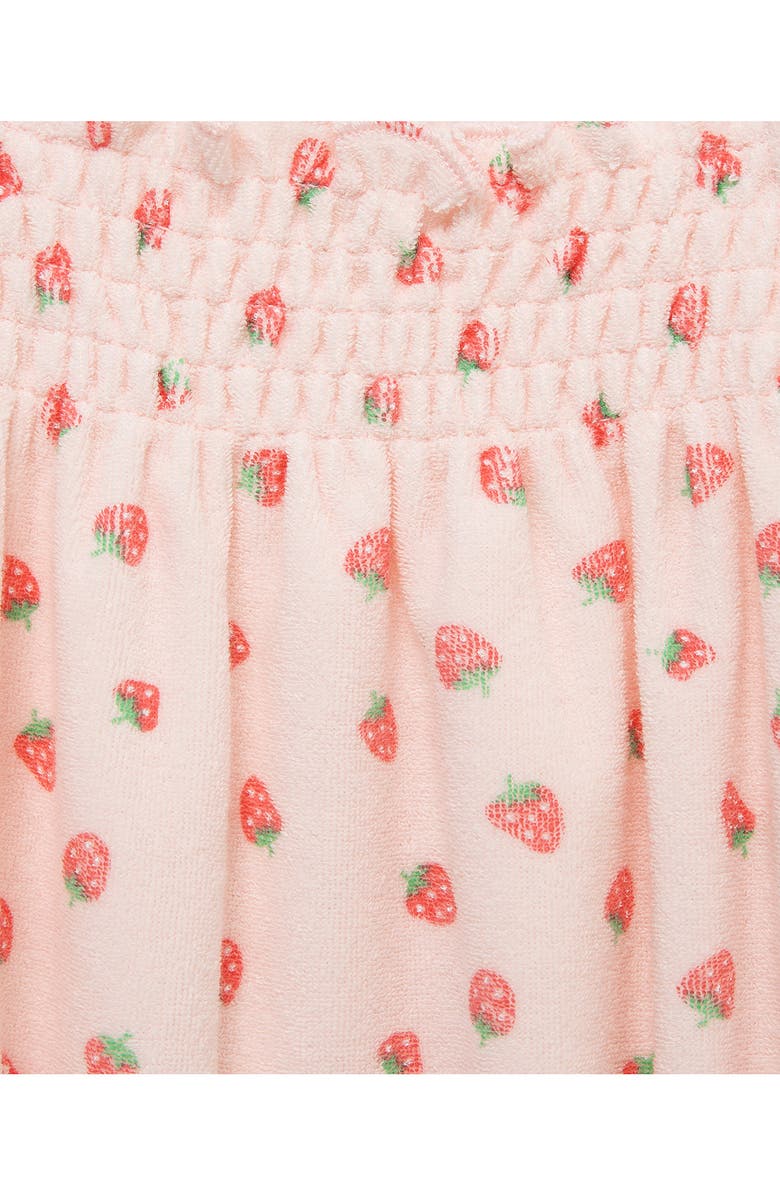 Little Me Berries Bubble Bodysuit & Hat Set, Alternate, color, Pink