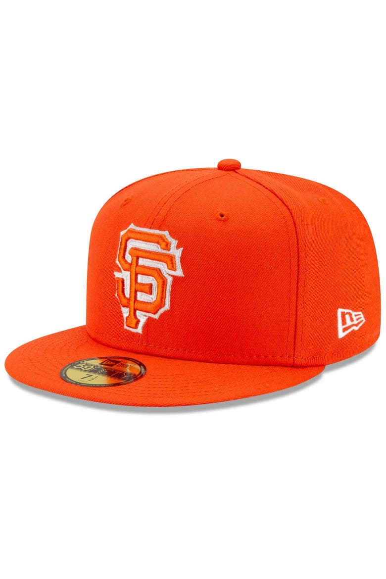 Men's New Era Orange San Francisco Giants 2021 City Connect 59FIFTY Fitted Hat, Alternate, color, Orange