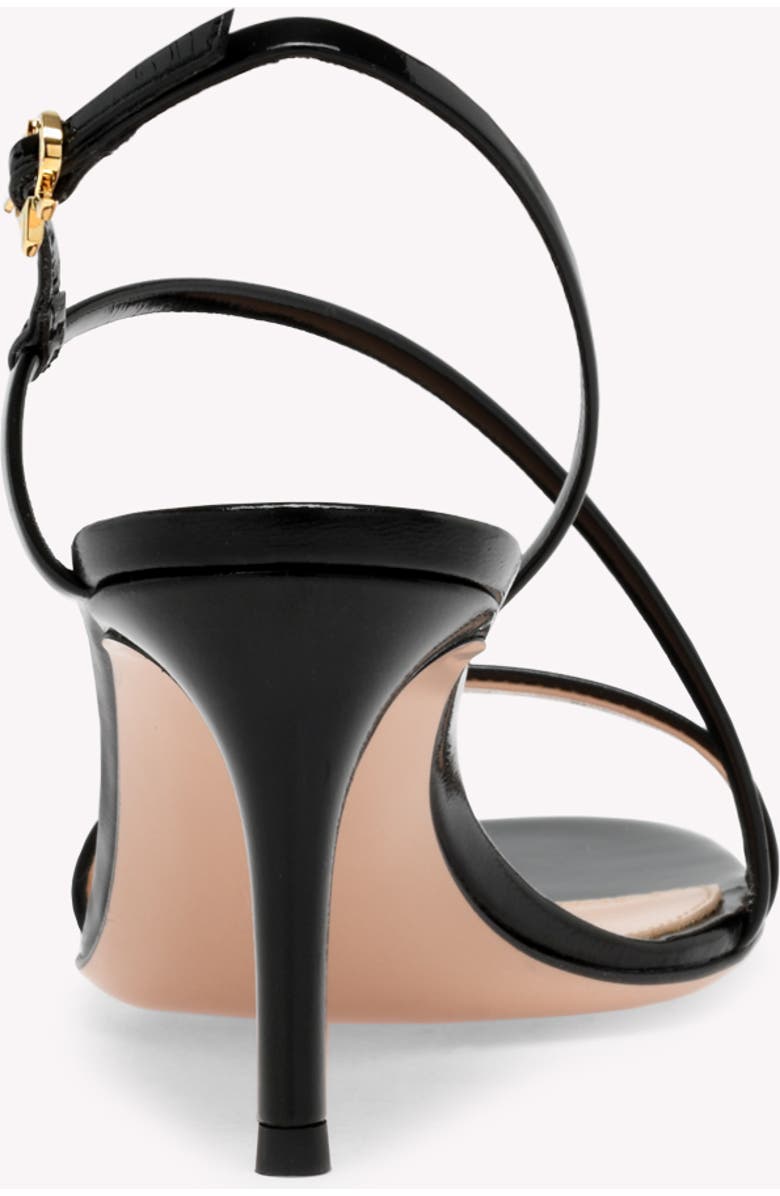 Gianvito Rossi Manhattan 70 Sandal, Alternate, color, Black Leather