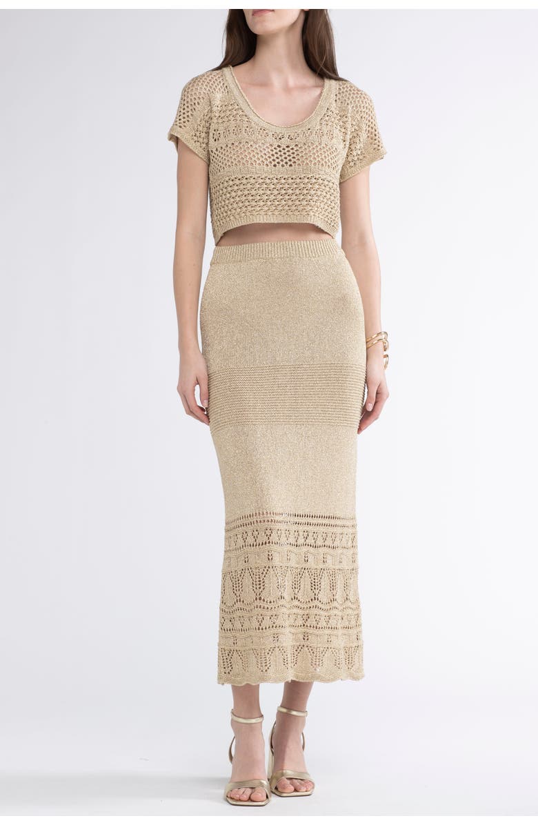 Sunday St. Tropez Mateo Crochet Cover-Up Crop Top, Main, color, 