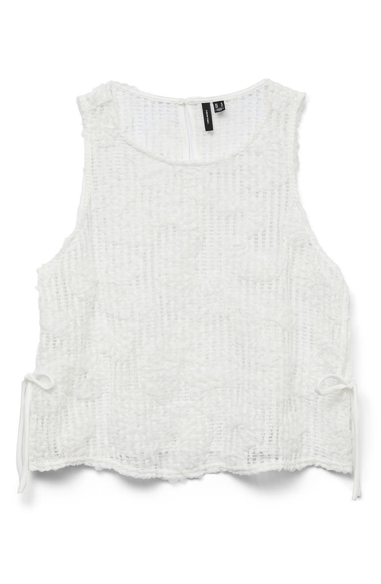 VERO MODA Woven Tank Top, Main, color, Cloud Dancer