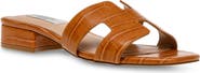 Steven New York Hutchy Croc Embossed Sandal