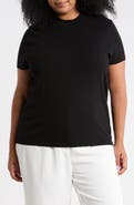 T Tahari Short Sleeve Ribbed Sweater
