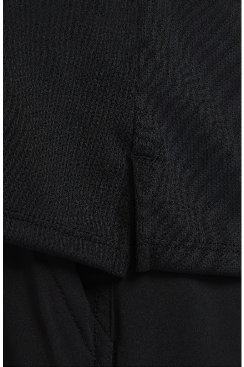 Dri-FIT UV Long-Sleeve Running Top, Alternate, color, BLACK