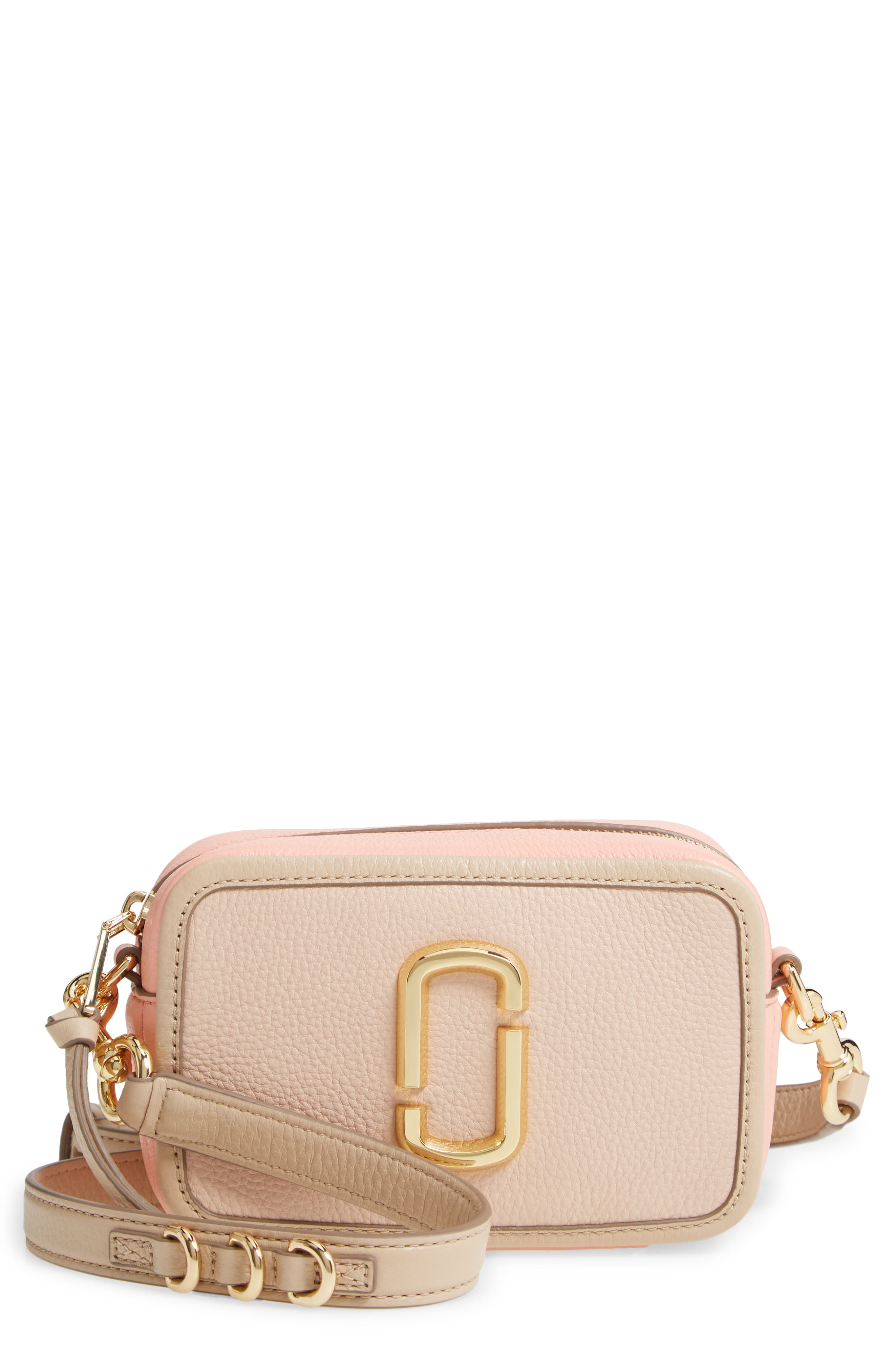 Marc Jacobs The Marc Jacobs The Softshot 17 Leather Bag, Main, color, 