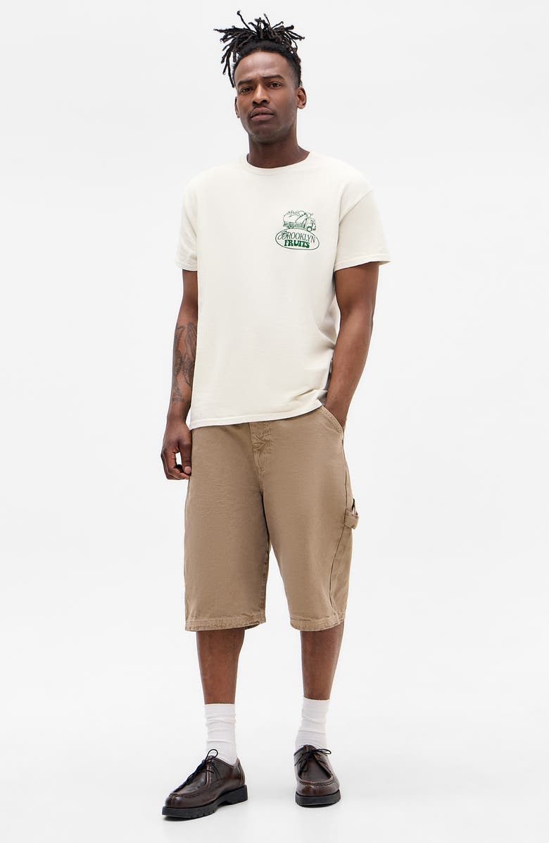 BDG Urban Outfitters Brooklyn Fruits Cotton Graphic T-Shirt, Alternate, color, White