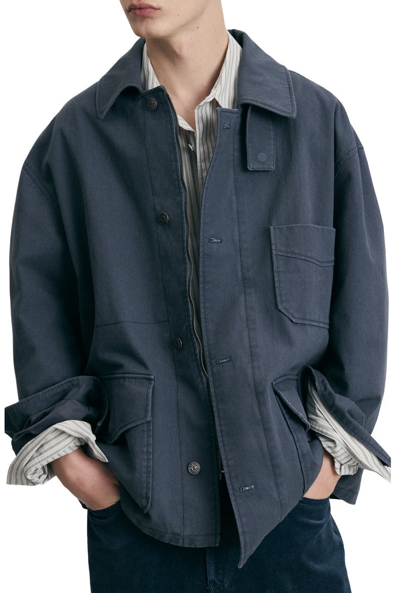 Unisex Chore Jacket, Main, color, BLUE