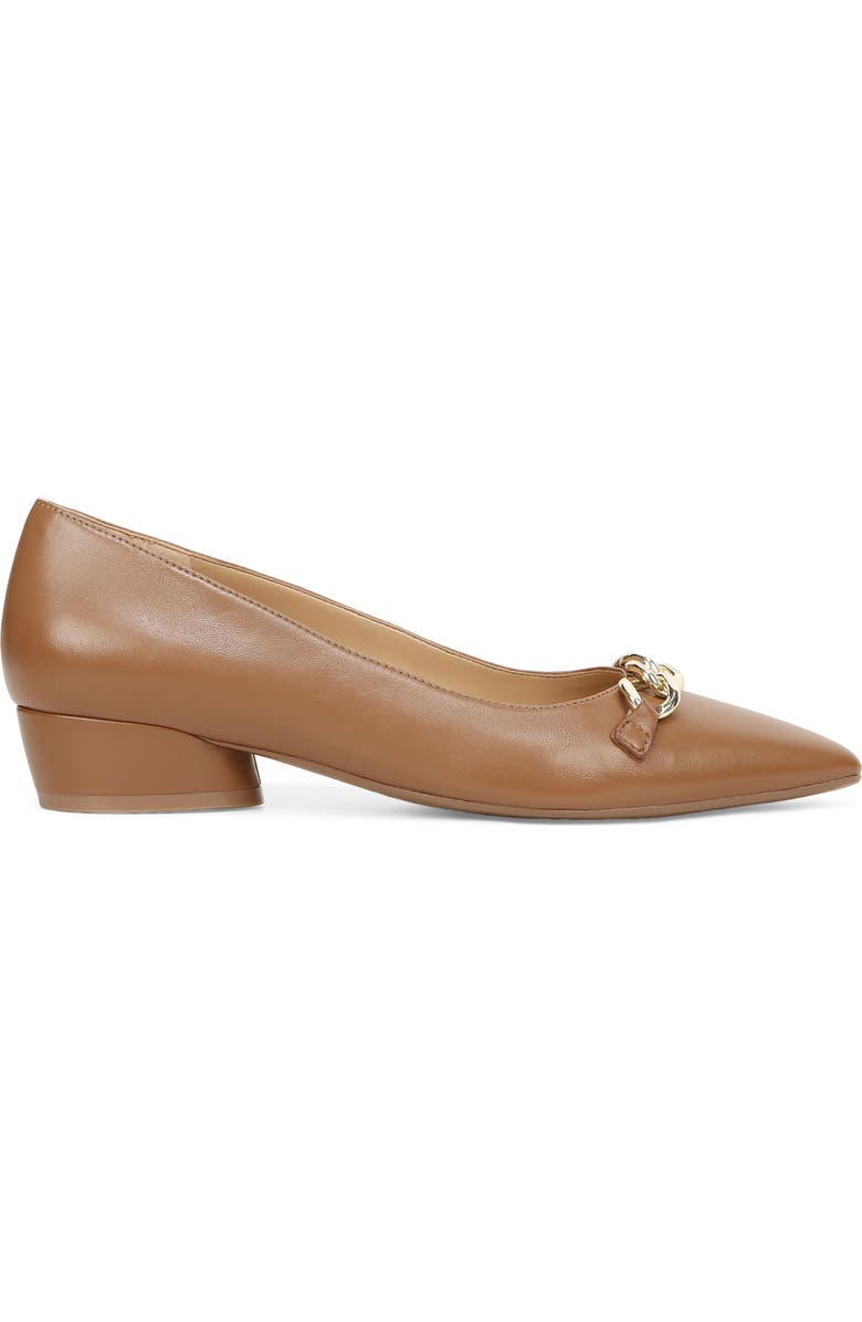 Naturalizer Becca Skimmer Pointed Toe Pump, Alternate, color, English Tea Brown Leather