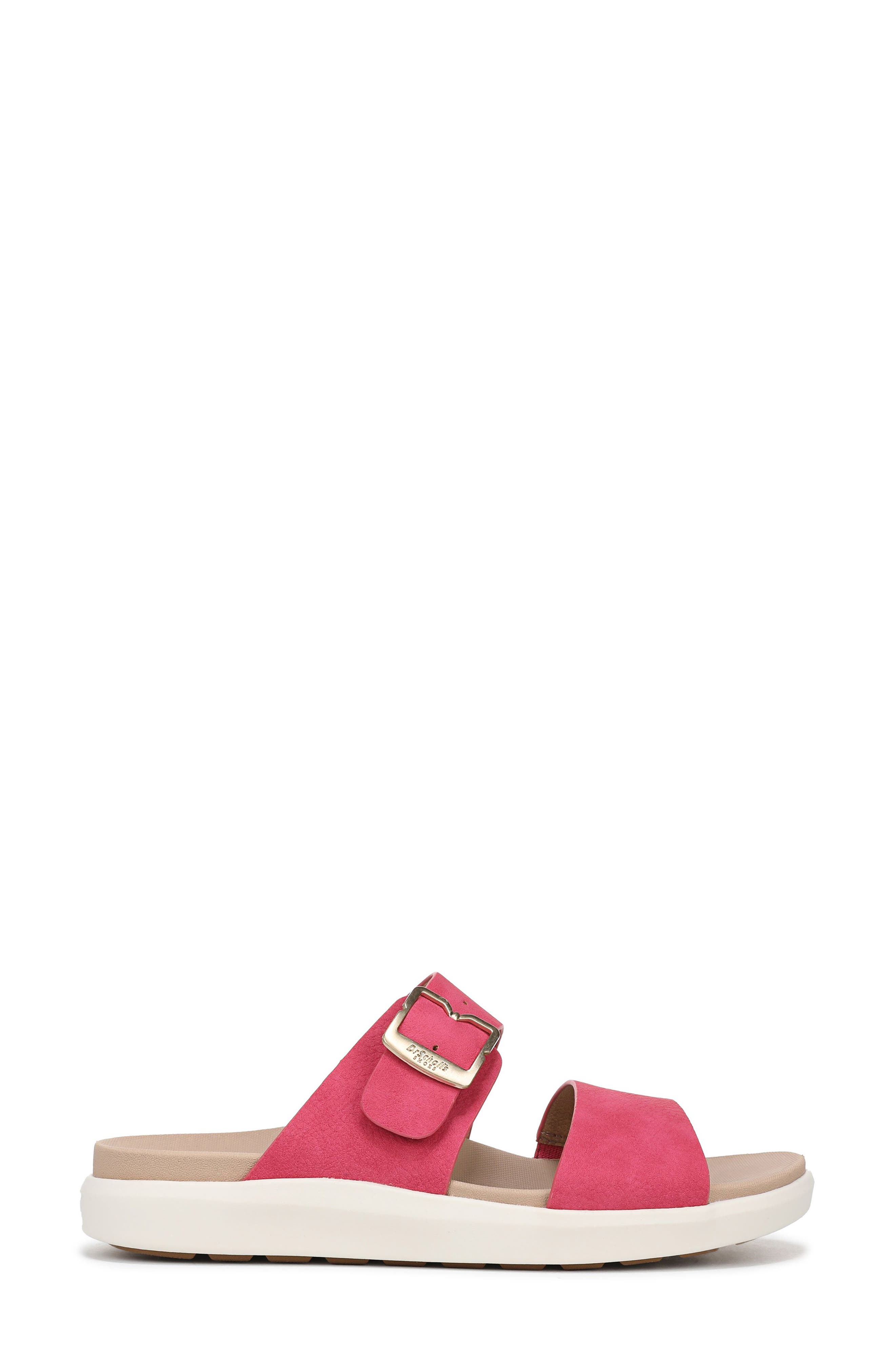 Dr. Scholl's All Time Double Strap Slide Sandal, Alternate, color, Pink Daquiri