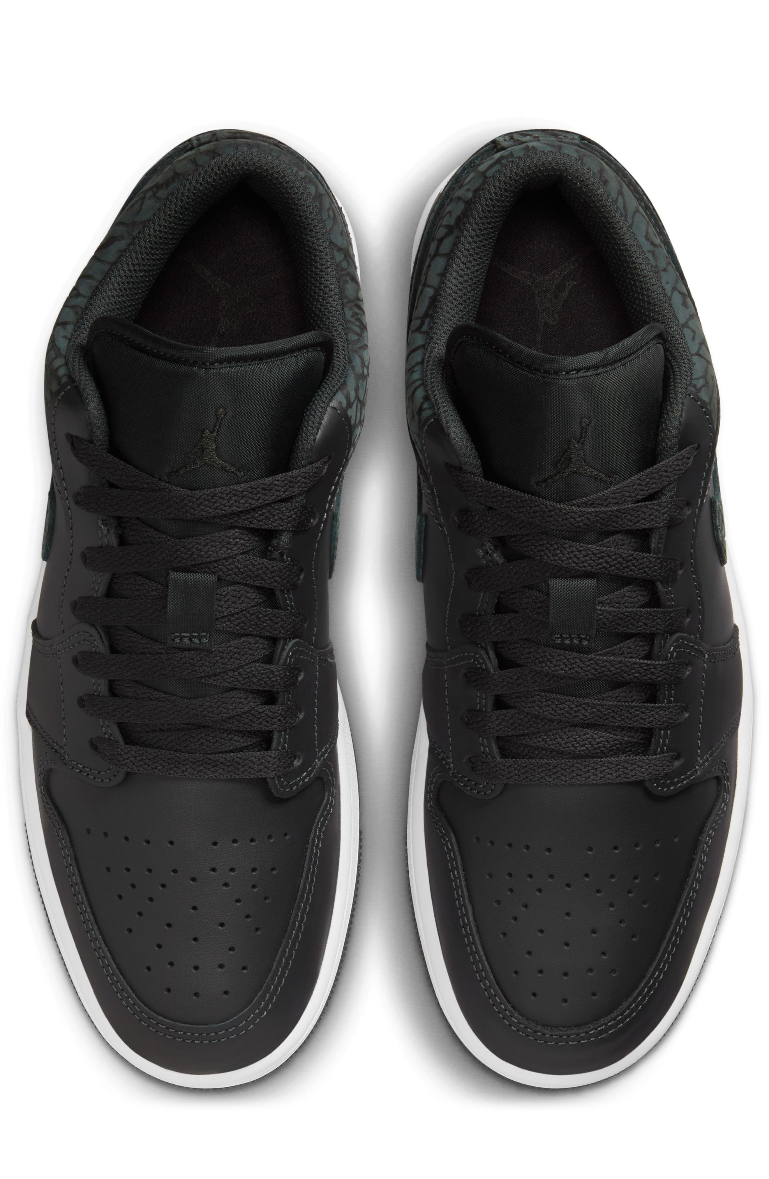 Jordan Air Jordan 1 Low 'Black Elephant' Sneaker, Alternate, color, 