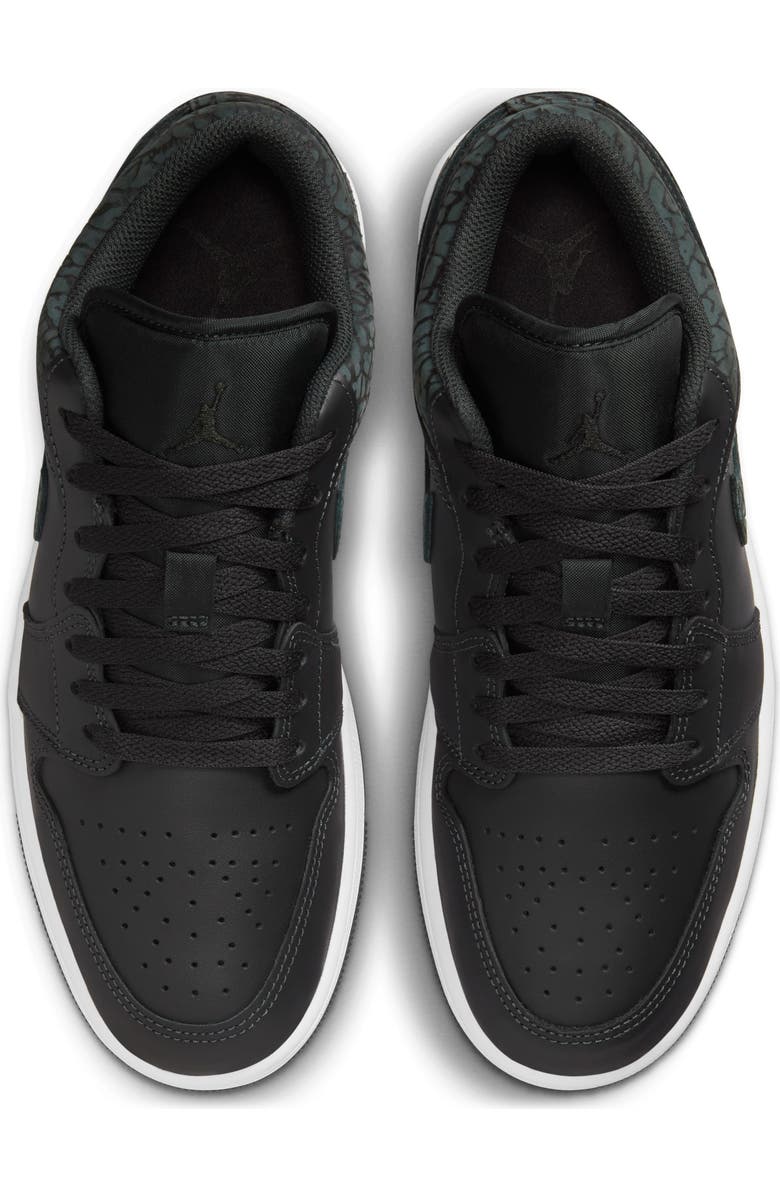 Jordan Air Jordan 1 Low 'Black Elephant' Sneaker, Alternate, color,