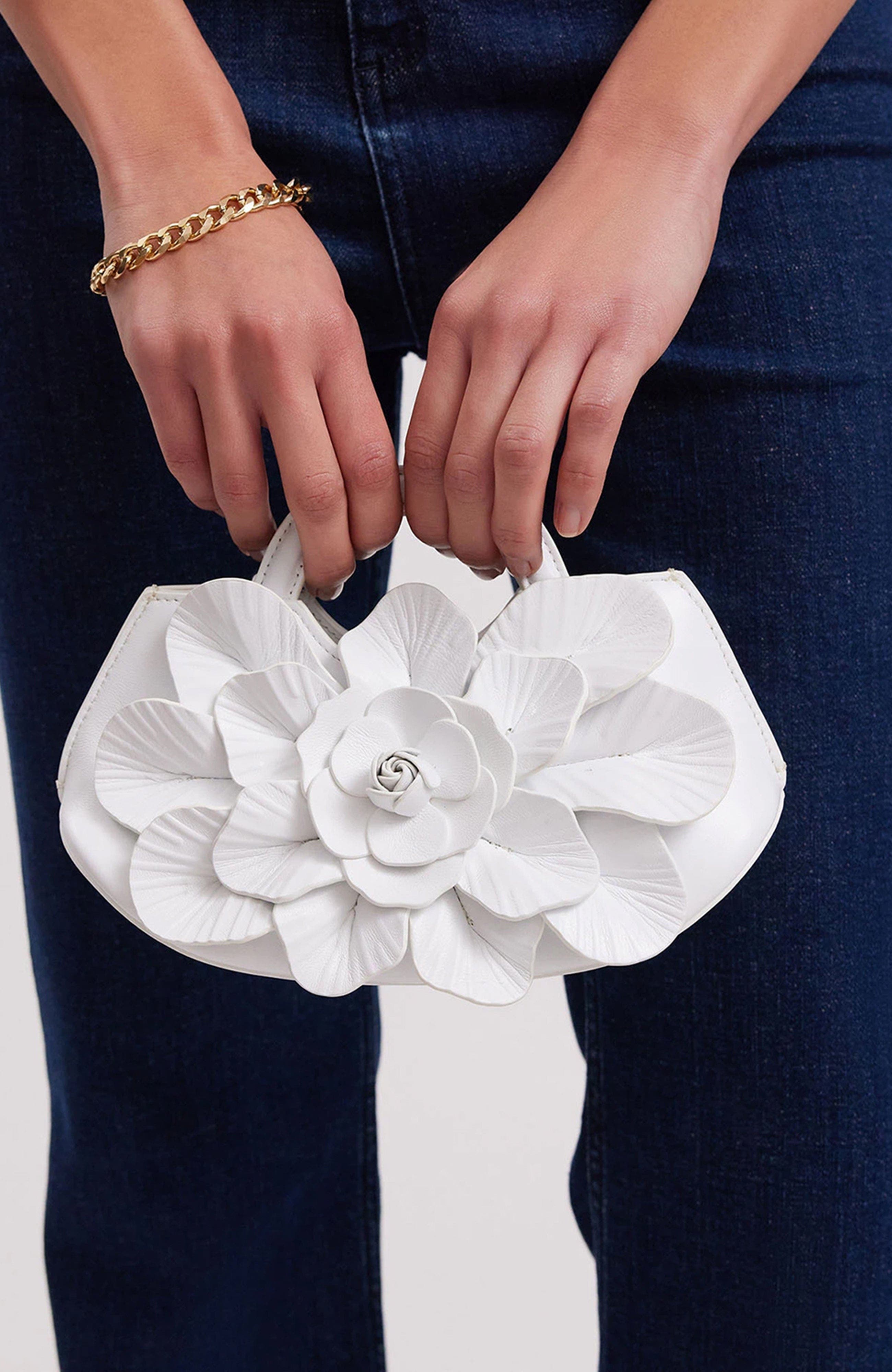 Anne Fontaine Scarlett Mini Bag, Alternate, color, White